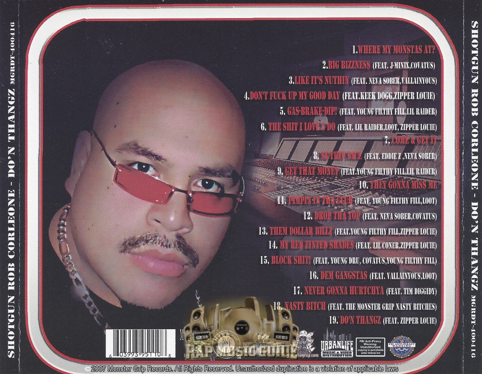 Shotgun Rob Corleone - Do'n Thangz: CD | Rap Music Guide